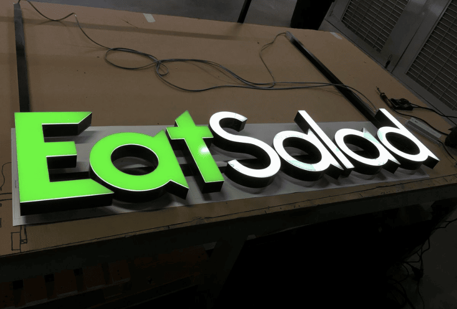 Front Light 3D Signage
