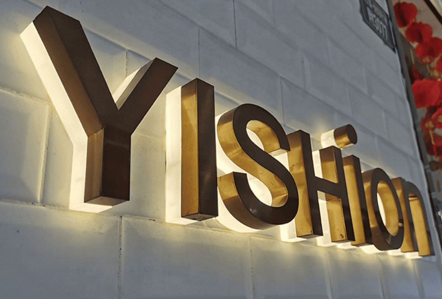 Back Light 3D Signage