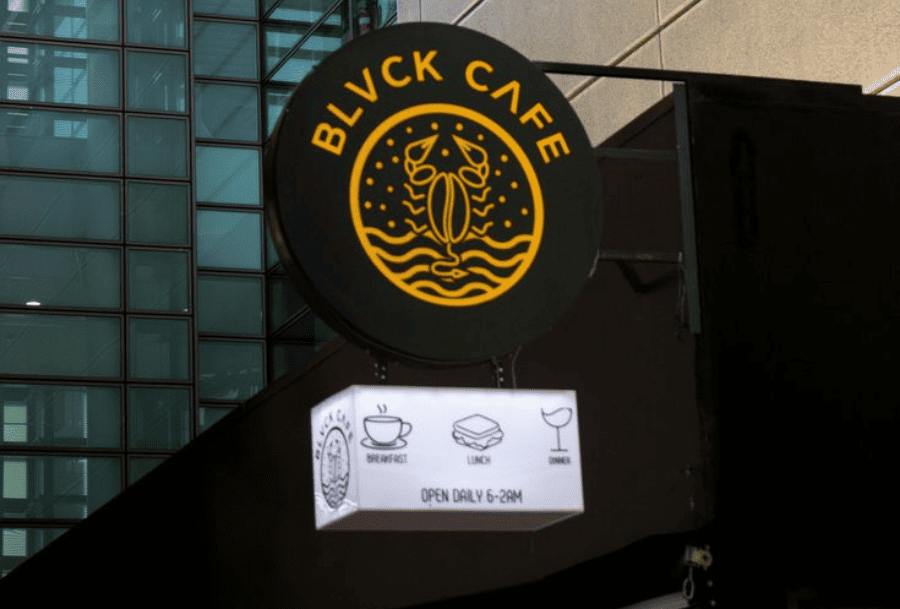 restaurants signboard