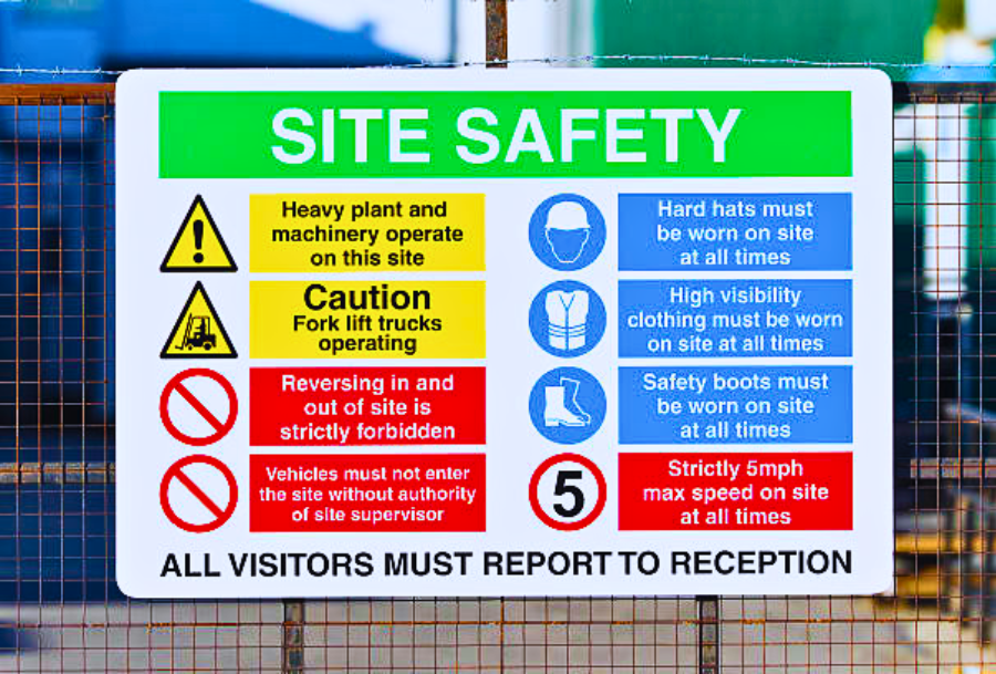Construction Site Signboard
